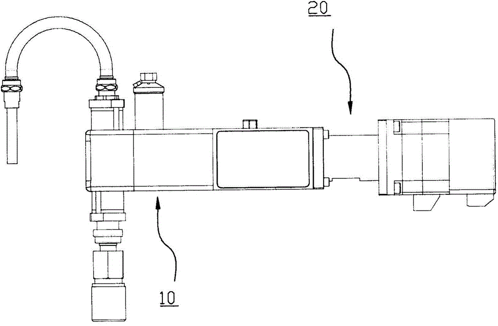 Electronically controlled linear pump drive actuator