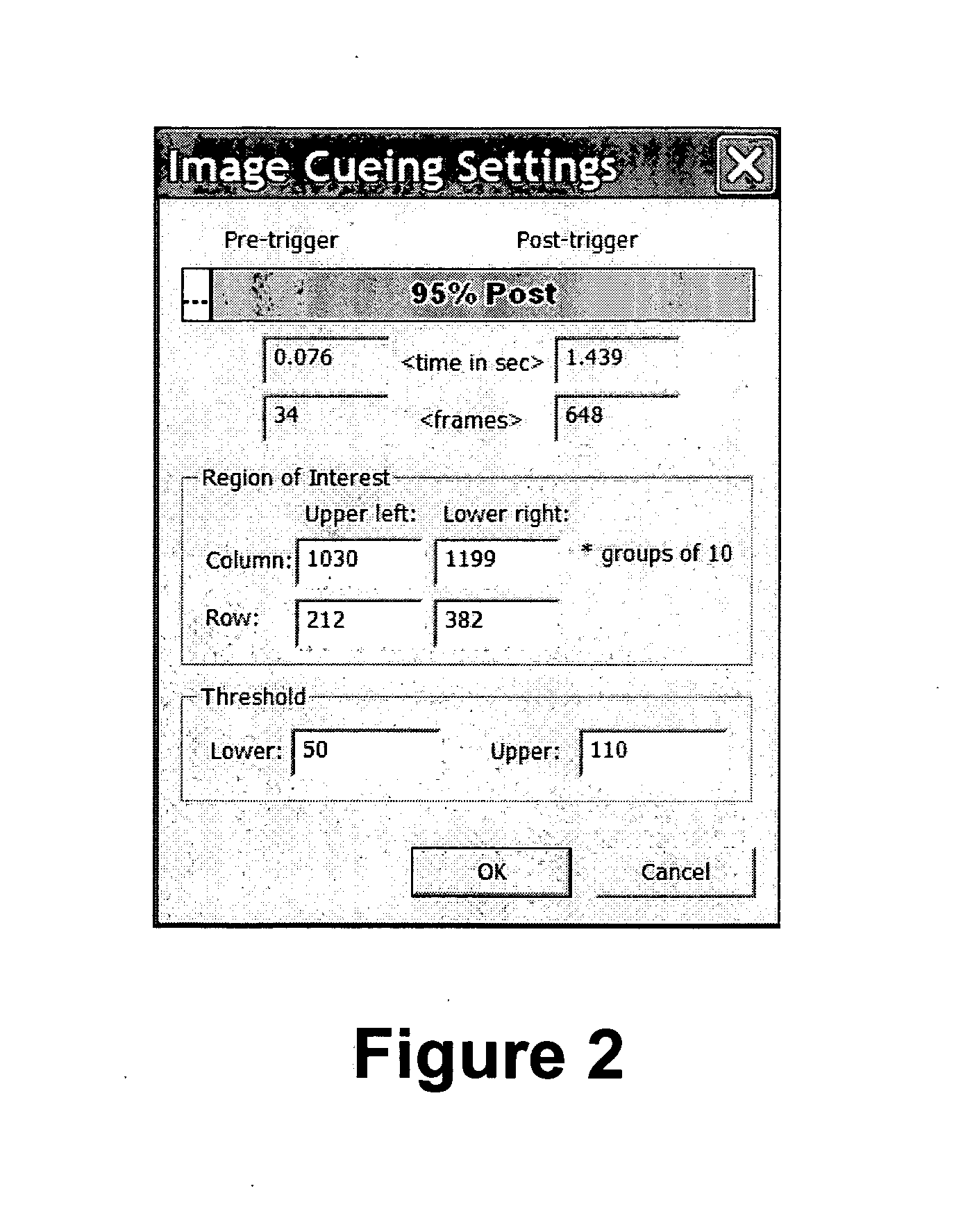 System and method for high-speed image-cued triggering
