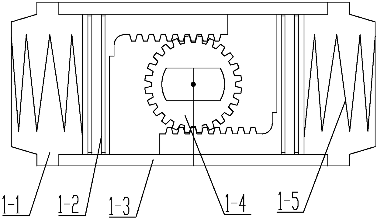 Two-section pneumatic control system with any opening degree adjustable