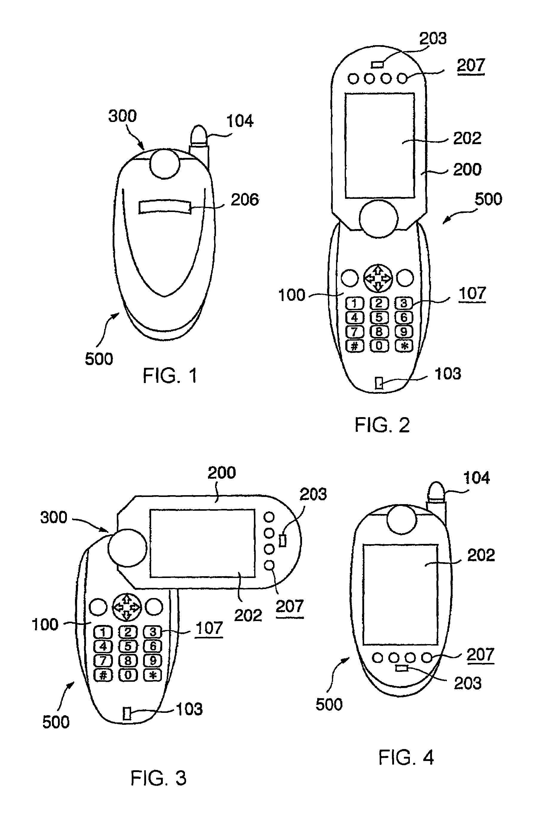 Foldable and portable mobile communication terminal