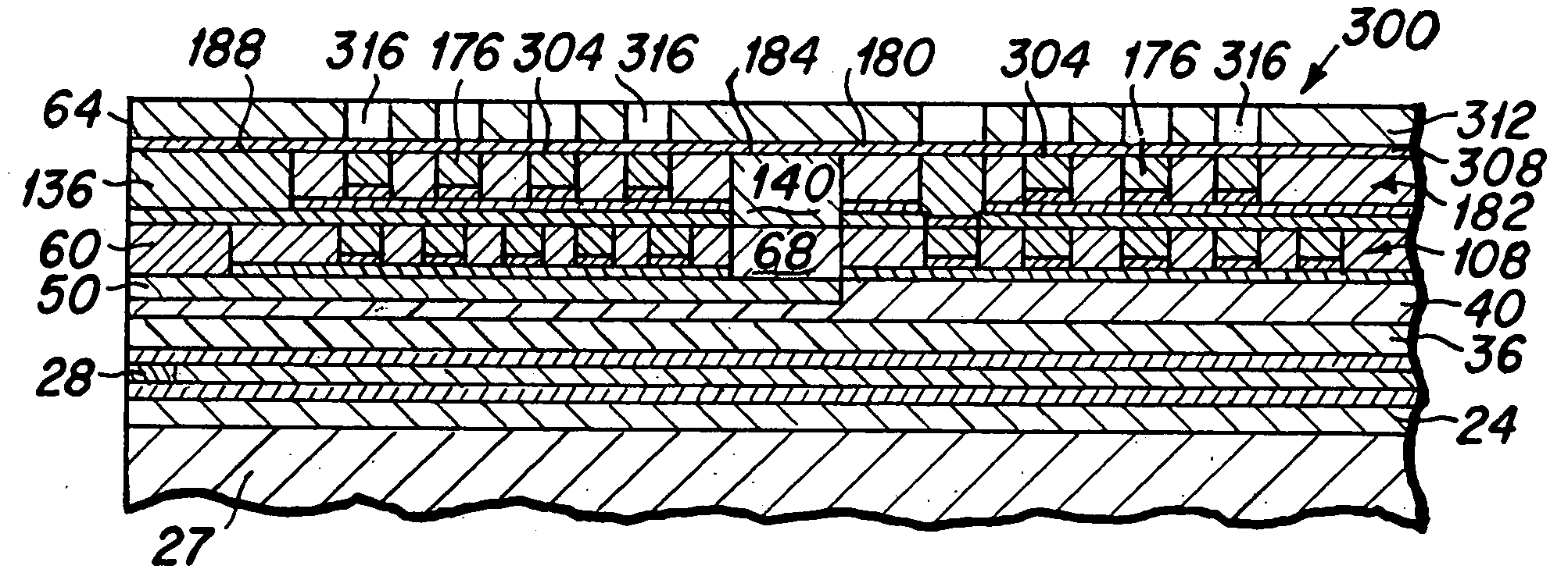 Magnetic head having reduced induction coil electrical resistance and method for the fabrication thereof
