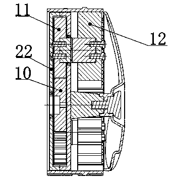 Triangular crawler wheel translation mechanism for rescue robot