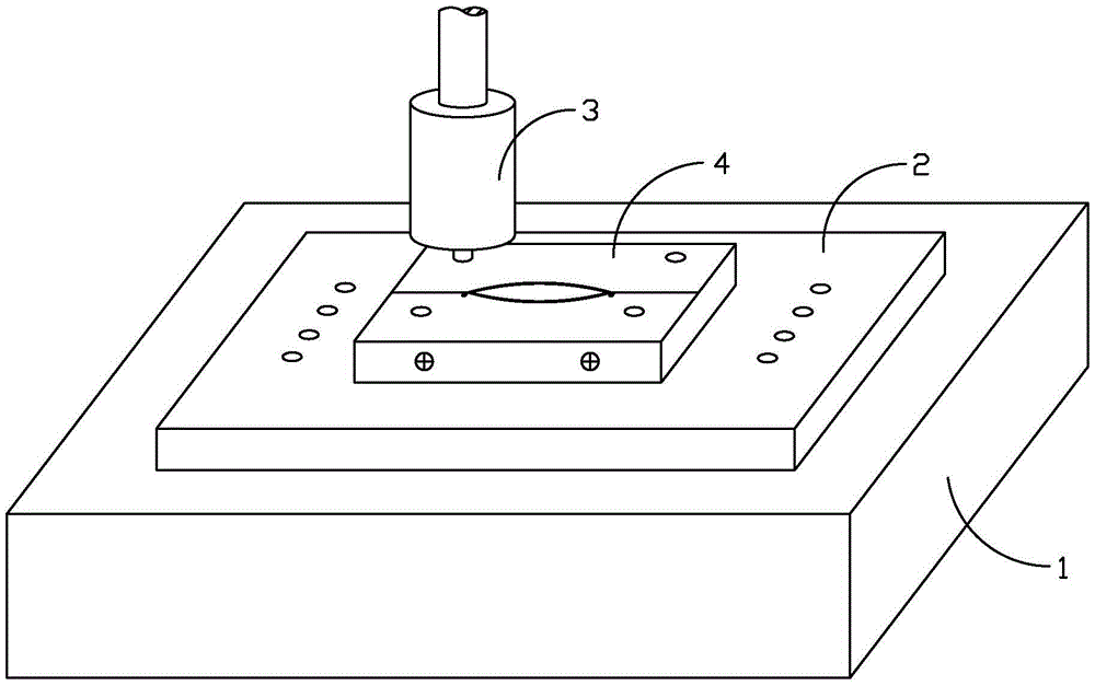 Digging device for sliced ​​veneer