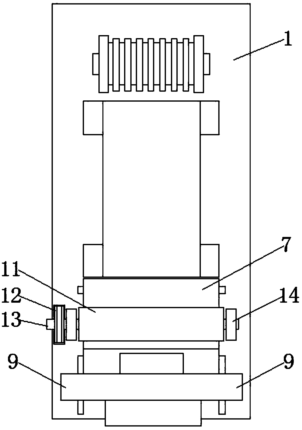 Cutting device for production and processing of white cardboard safety wire