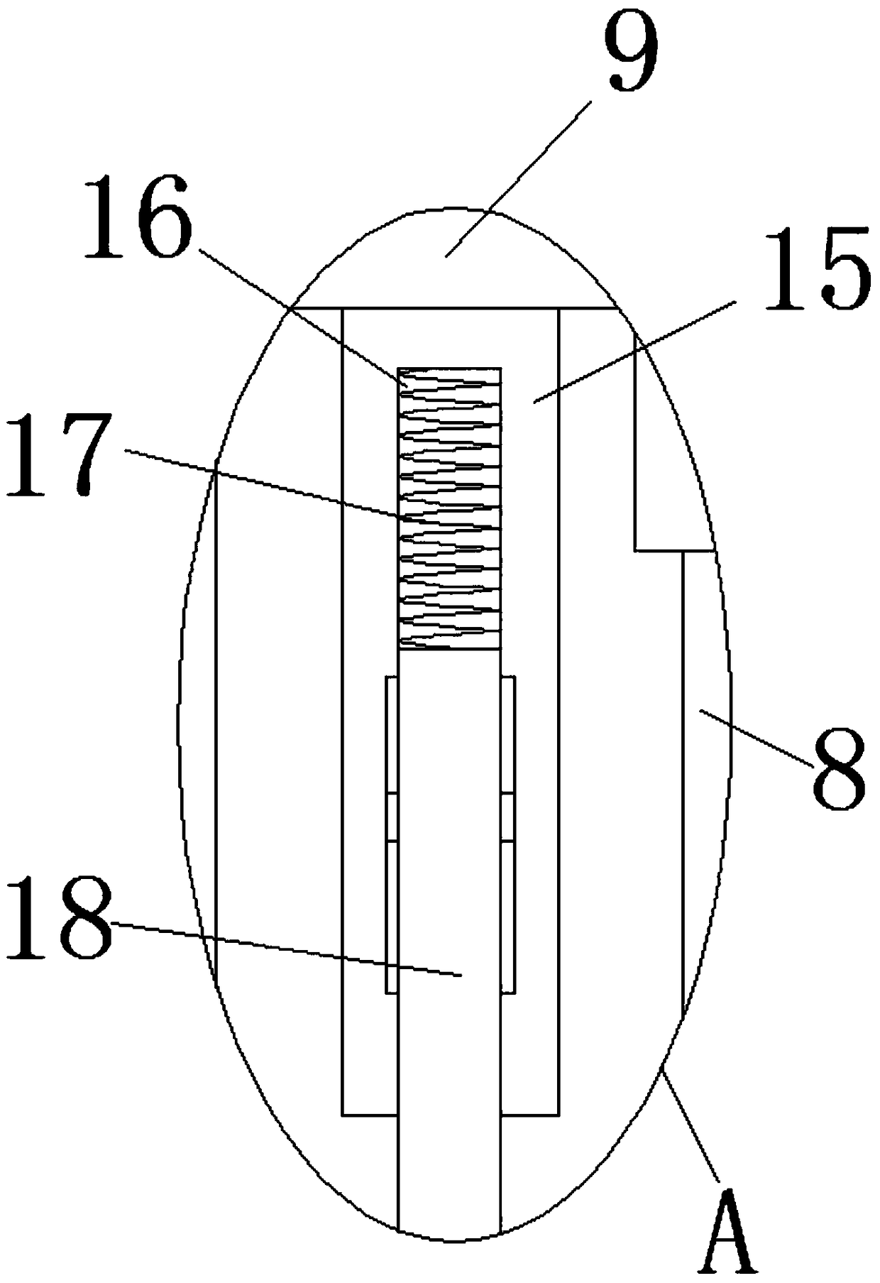 Cutting device for production and processing of white cardboard safety wire