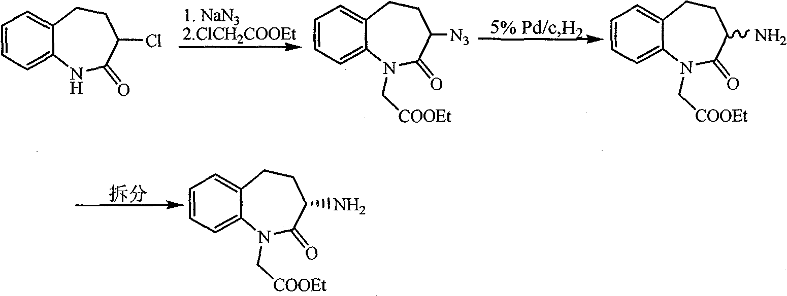 Synthetic method of Benazepril key intermediate S-amino substance