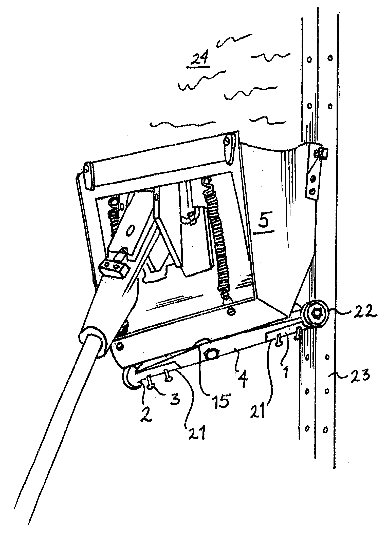 Axle Guide Assembly for Drywall Coating Box