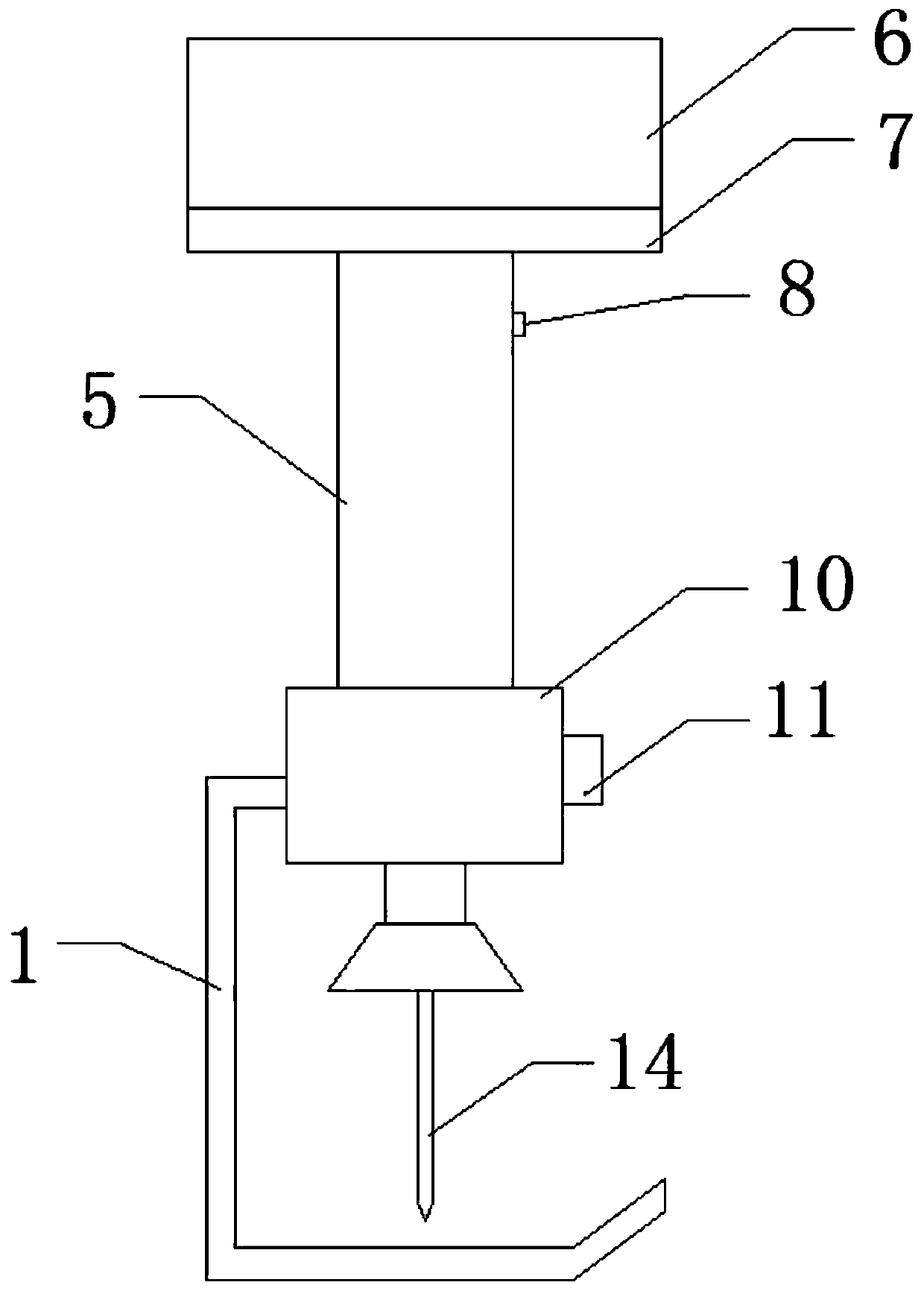 A needle seat device for quilt function shock absorption and noise reduction