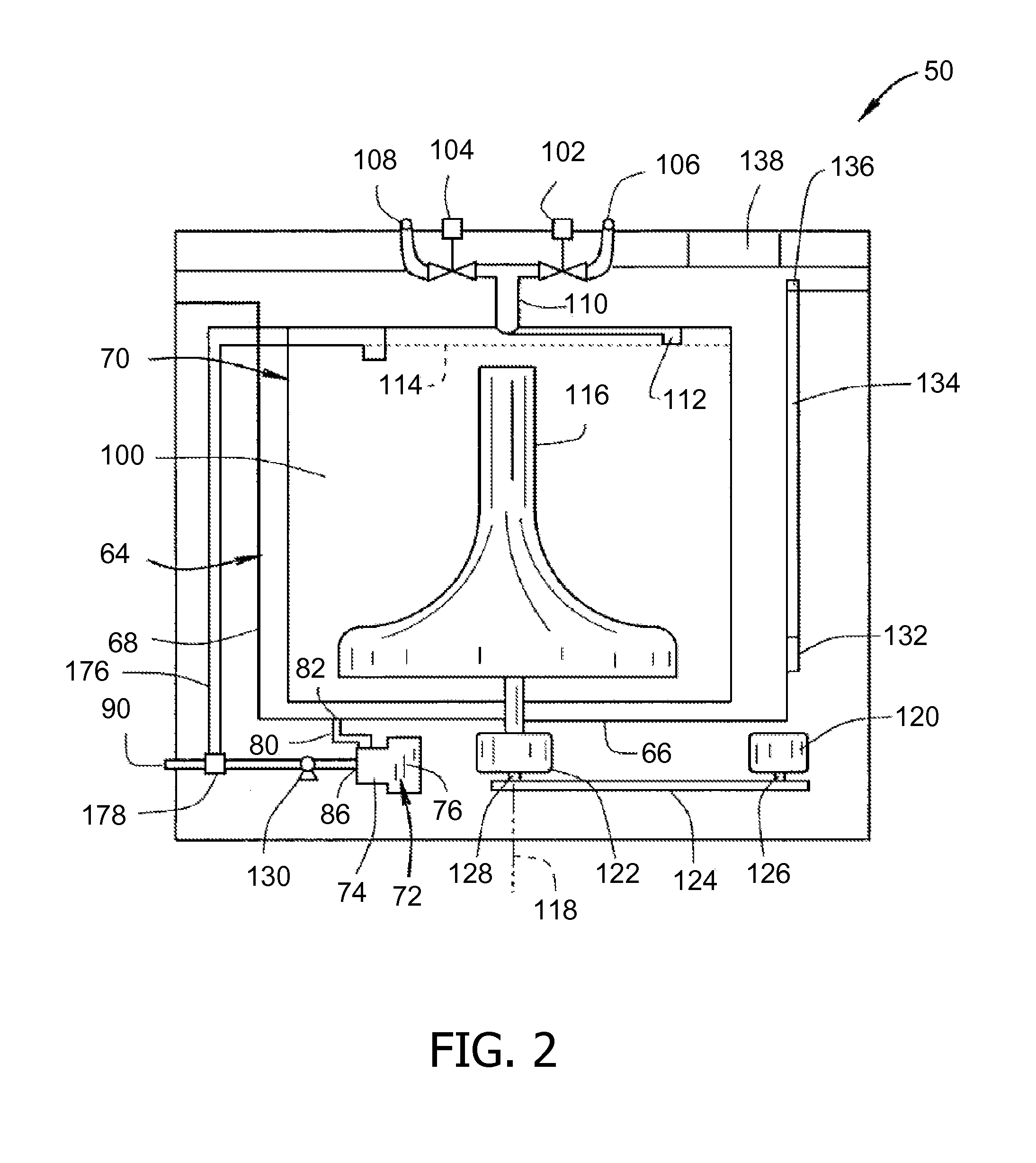 Method and apparatus for balancing an unbalanced load in a washing machine