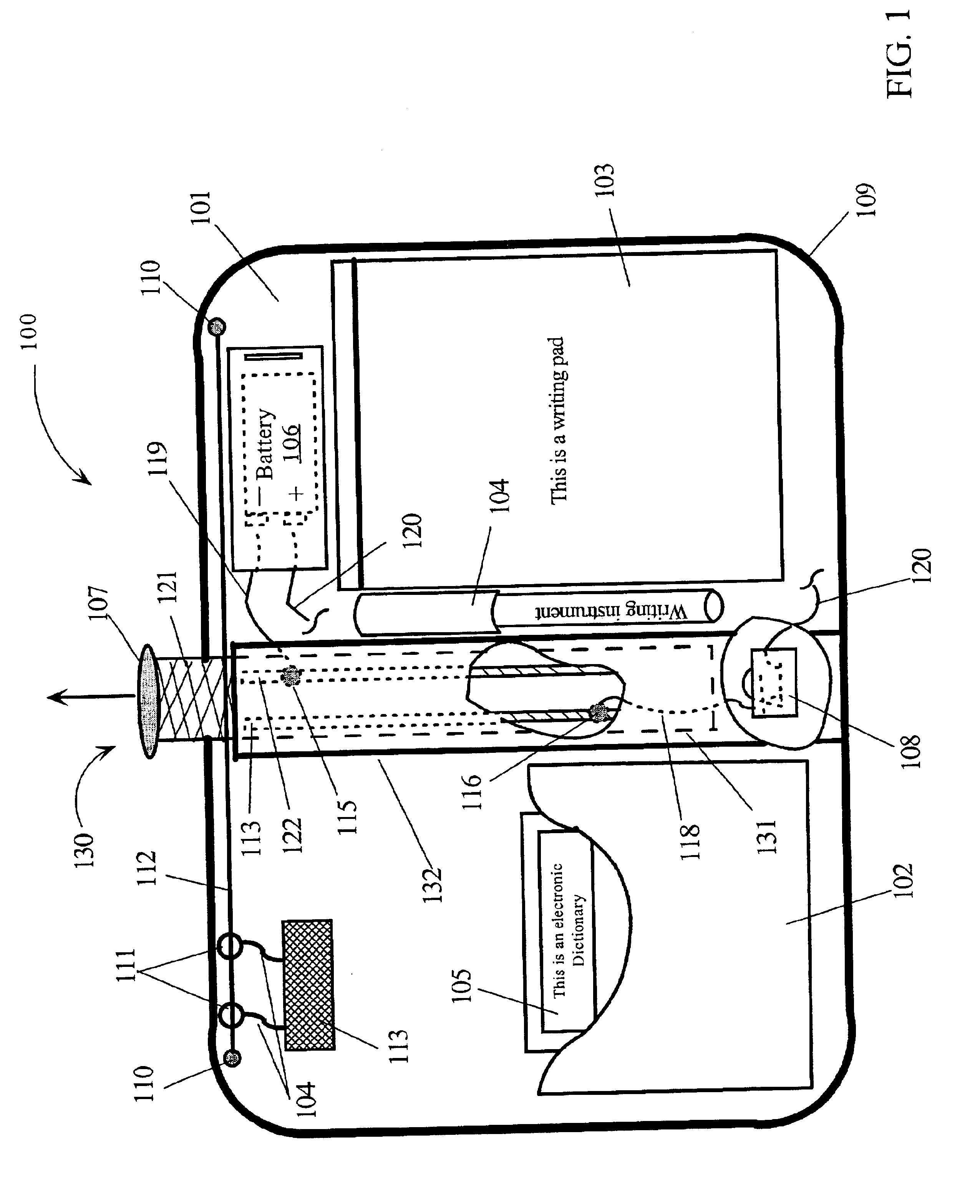 Reading and writing assistant device