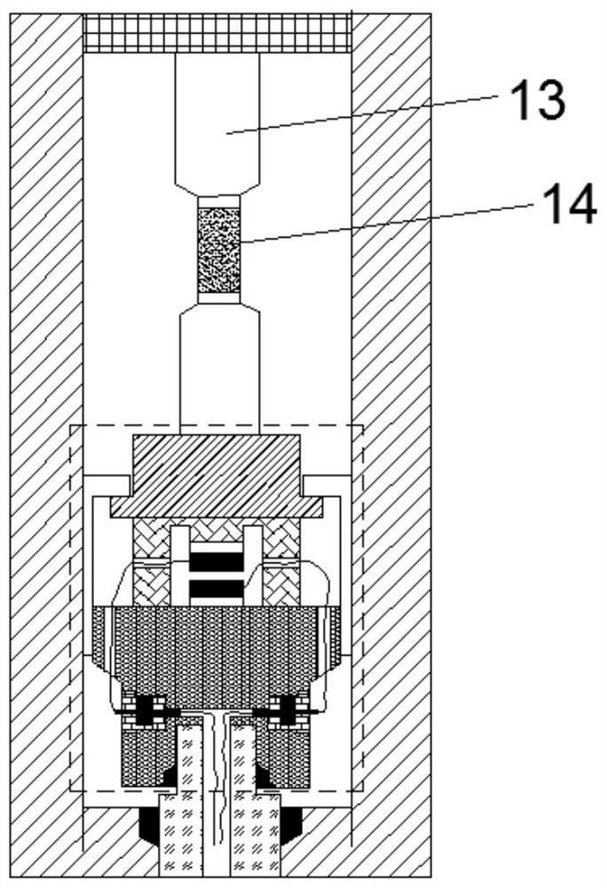 Built-in load sensor of high-pressure vessel and load calculation method