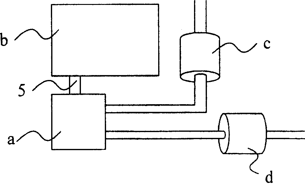 Air supply device and system of engine