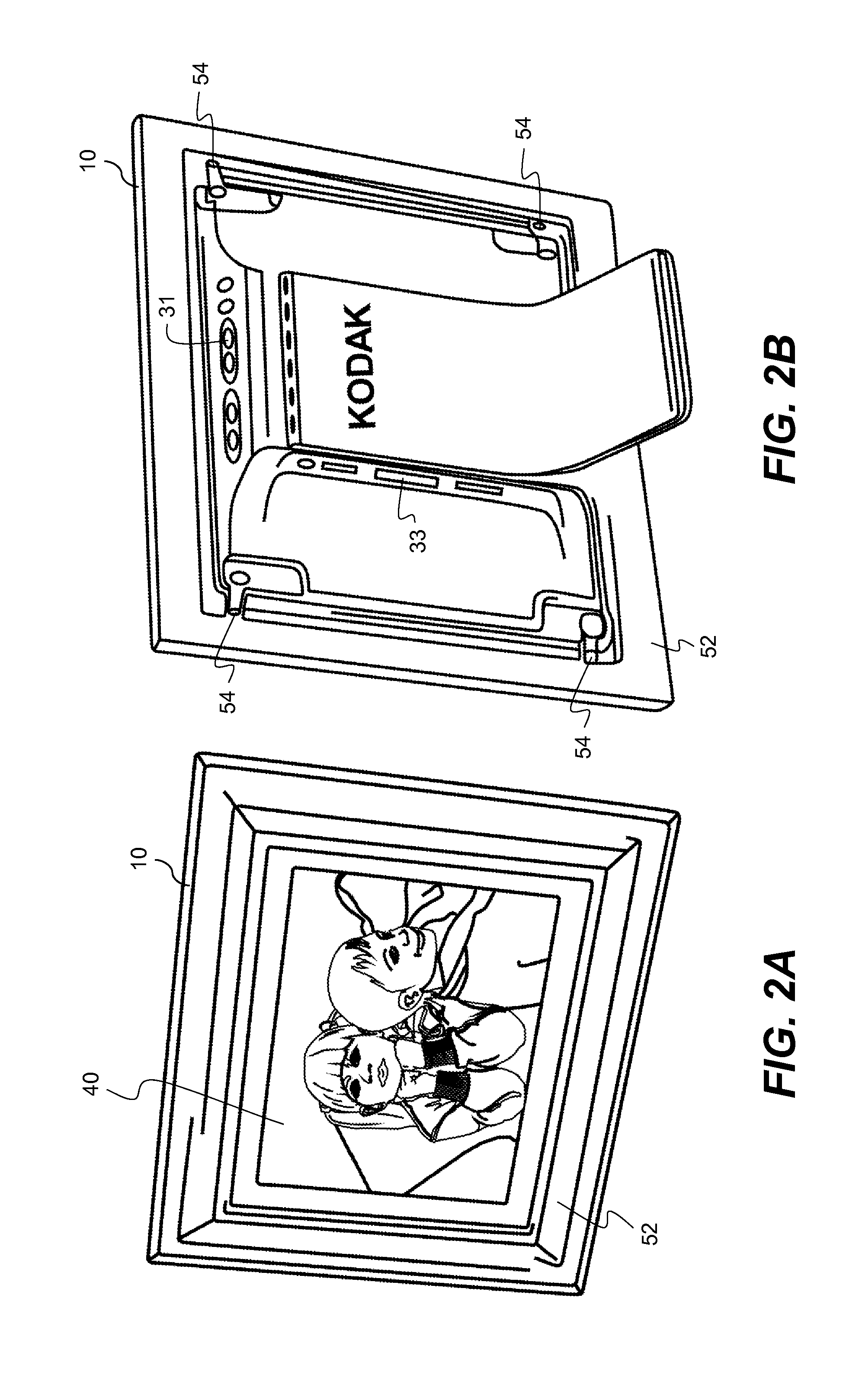 Digital image display device with automatically adjusted image display durations