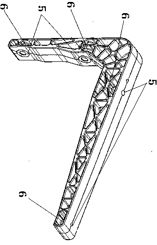 Automobile urea box mounting structure