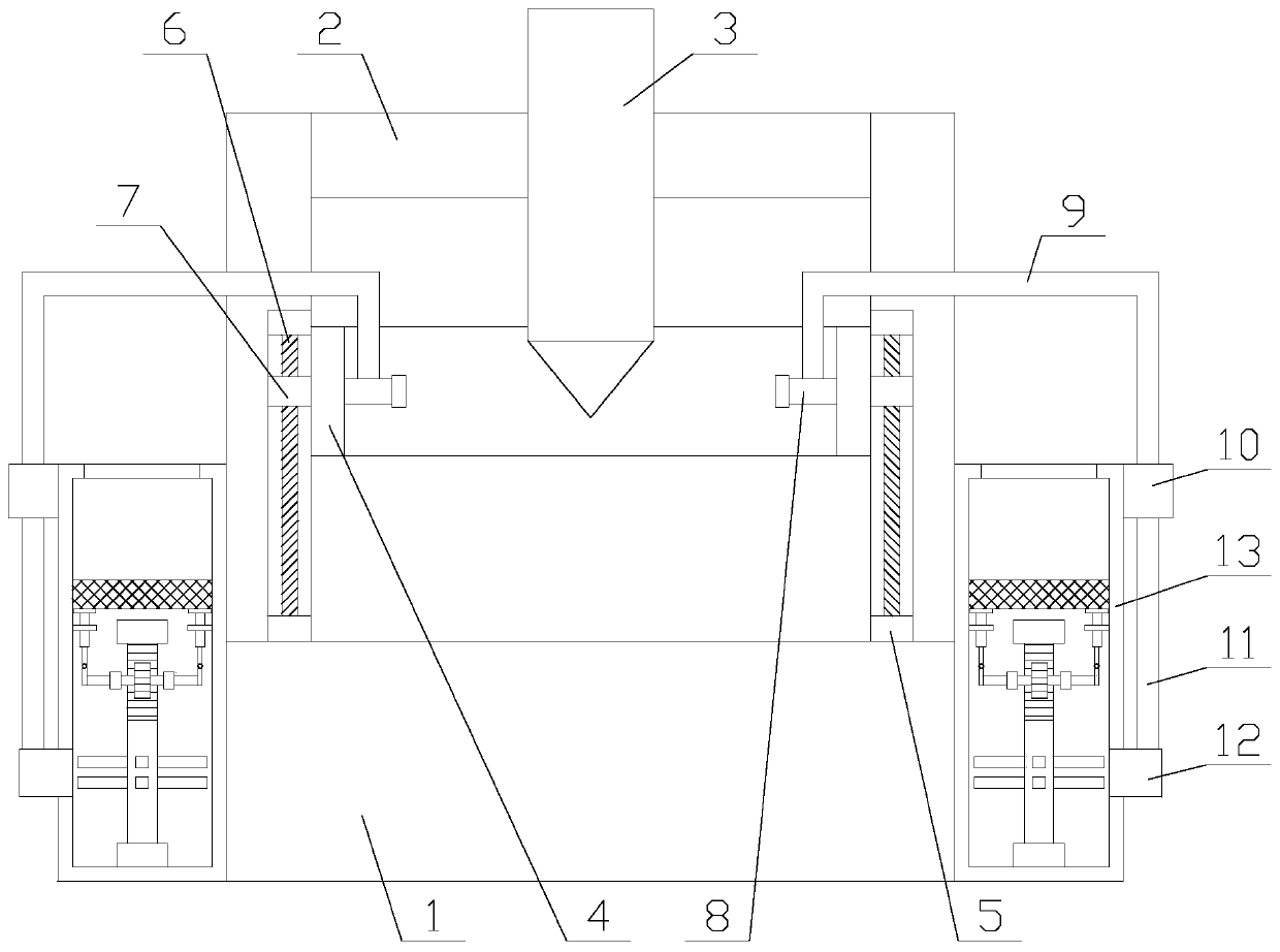 Laser welding equipment with protection function for shipbuilding