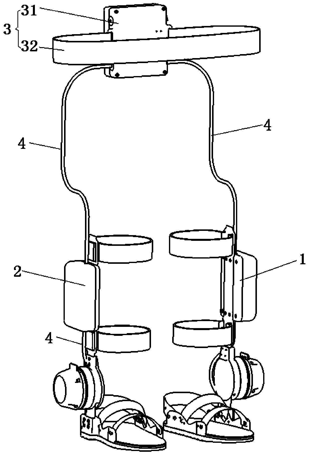 Intelligent ankle and foot straightening and training system for children suffering from brain paralysis