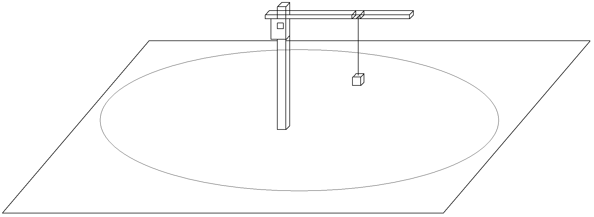 Movable operating platform of tower crane