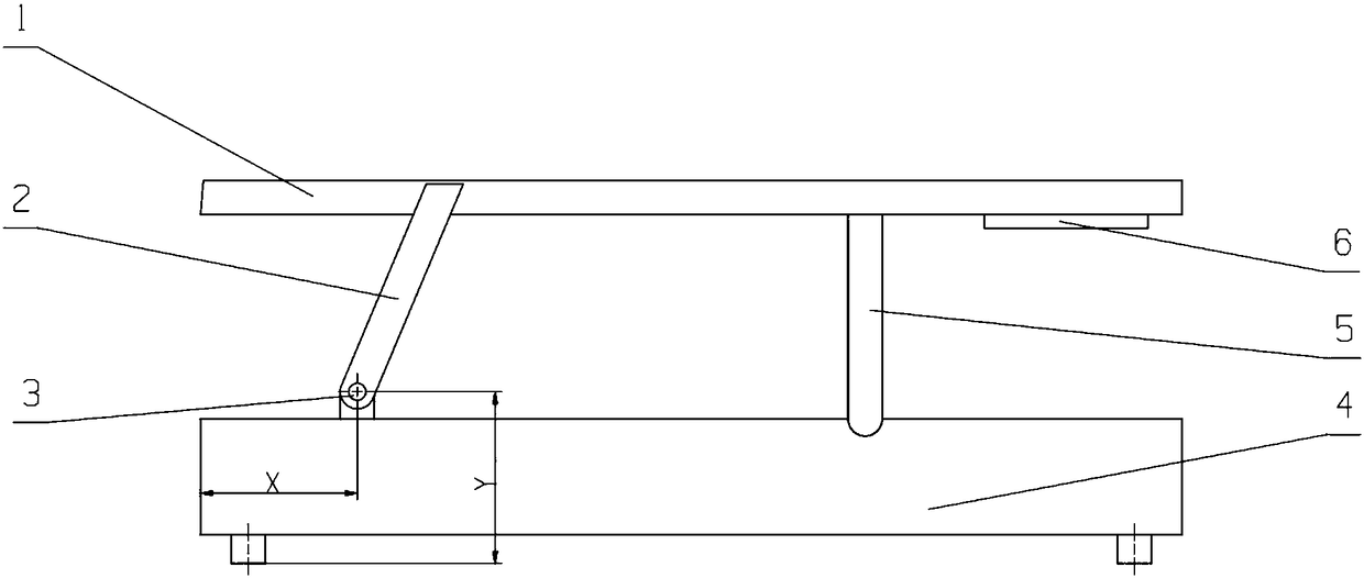 Combined device of tea table and running machine