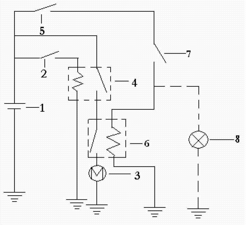 Start-up protection circuit for automobile engine