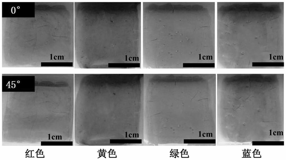 A kind of structural color elastomer based on polyacrylic acid and its preparation method and application