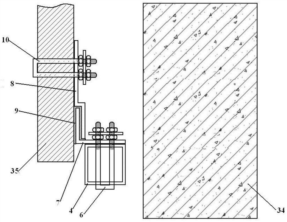 Plate curtain wall assembling and connecting assembly