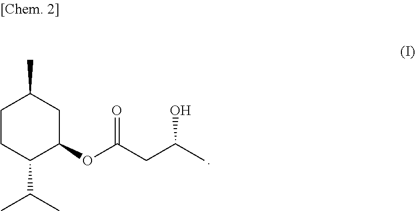 (3R)-L-menthyl 3-hydroxybutyrate, process for producing the same, and sensate composition comprising the same