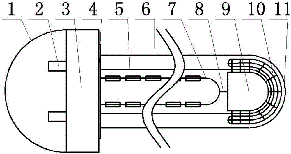 Vacuum-packaged ceramic-armored high temperature thermocouple and manufacturing method thereof