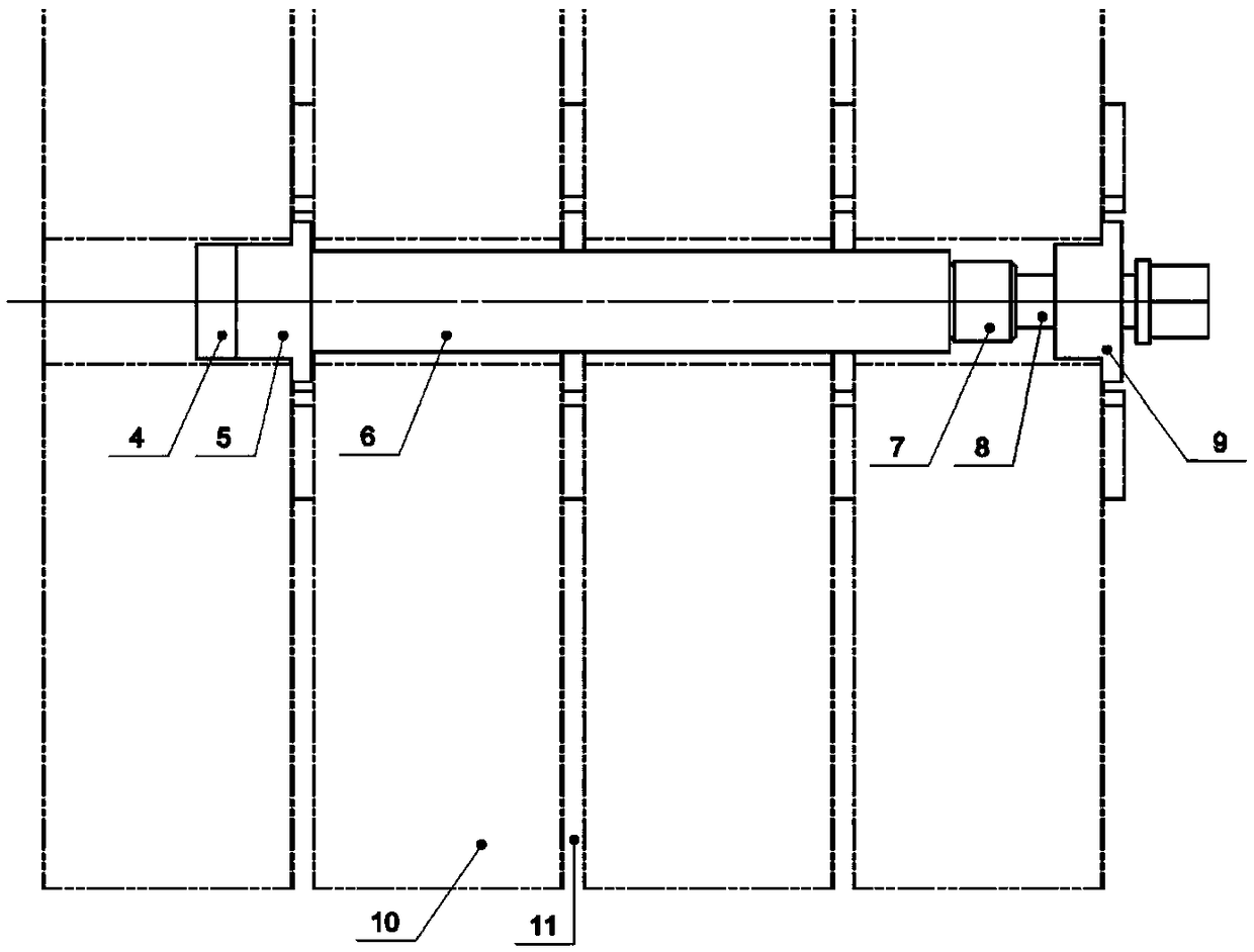 Technical method for installing steam turbine generator stator slot wedge by hydraulic power