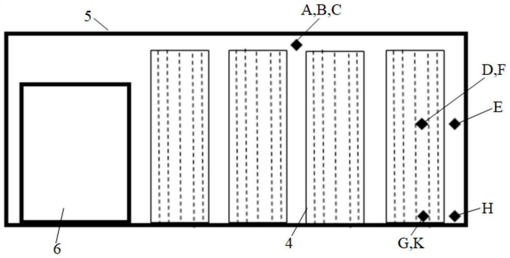 On-line monitoring device and monitoring method for furnace temperature of motor iron core heat treatment tunnel furnace