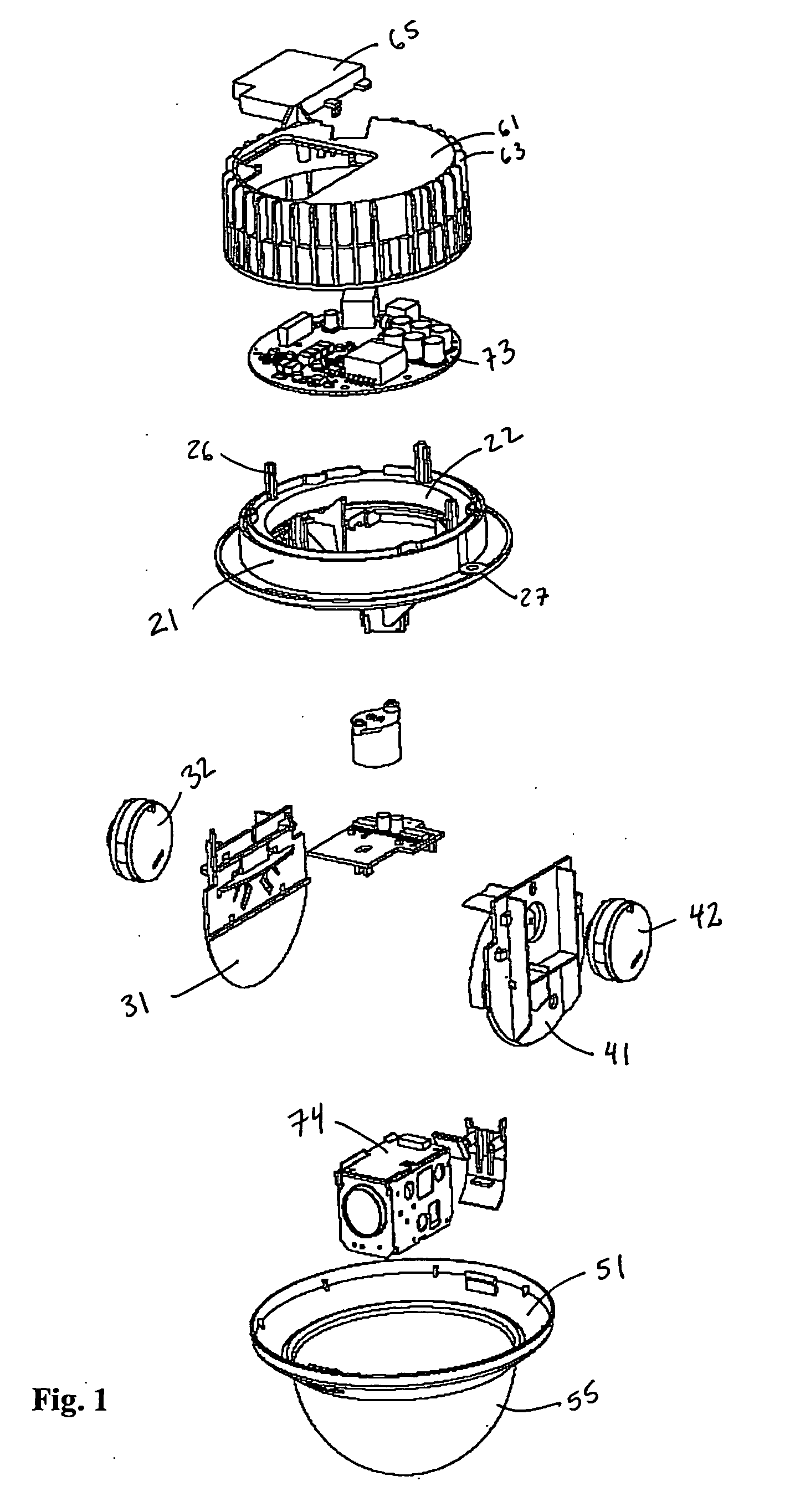 Camera support and mounting assembly