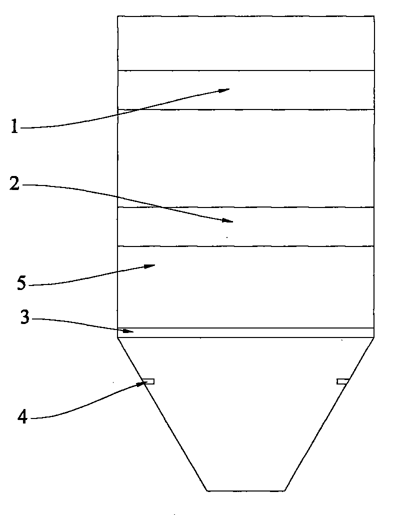 Cooling structure for dry method coke quenching