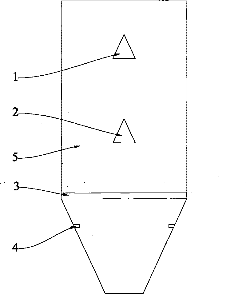 Cooling structure for dry method coke quenching