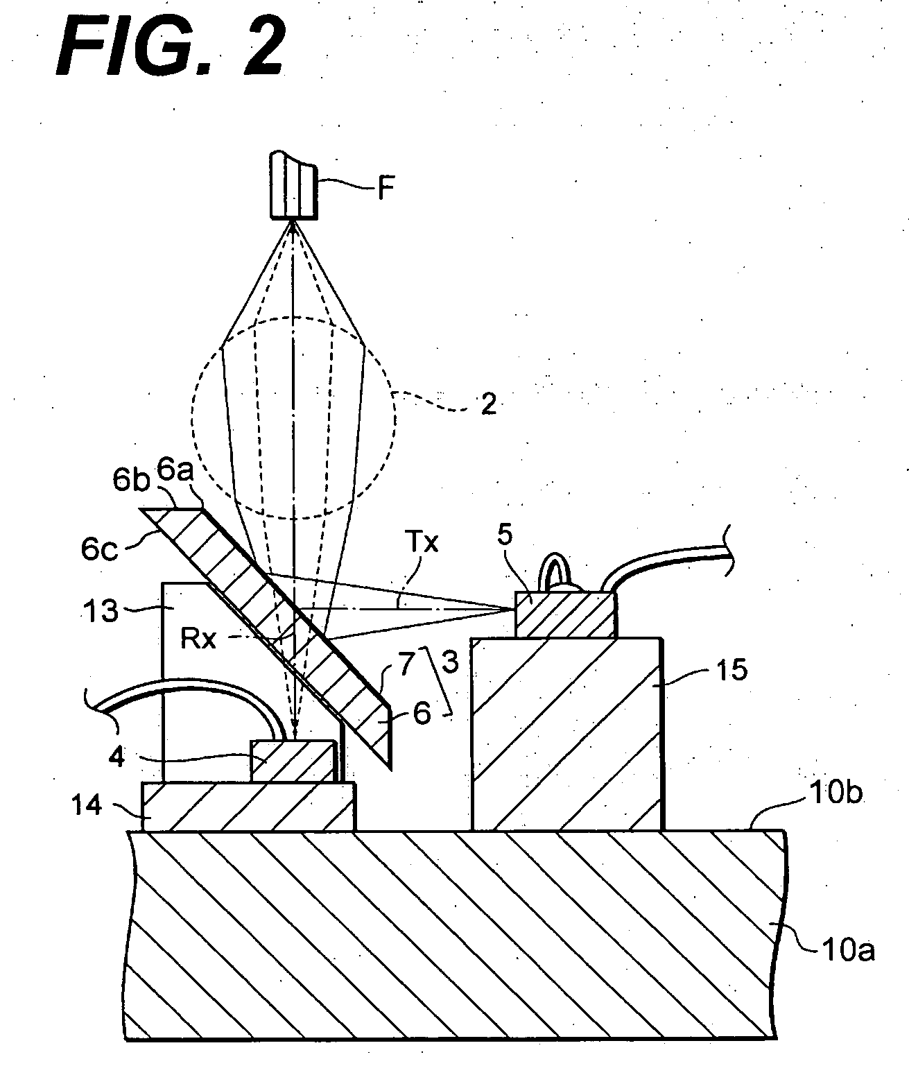 Bi-directional optical module with improved optical crosstalk