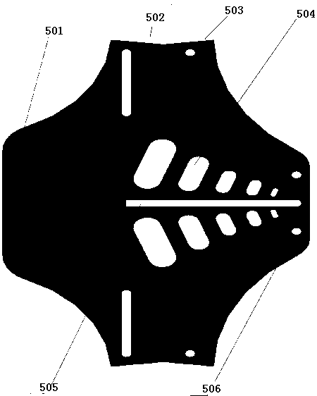 Adaptive variable-area tail fin underwater propulsion device