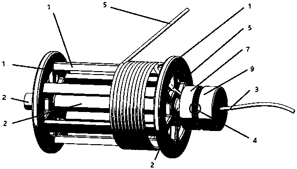 Coiling device