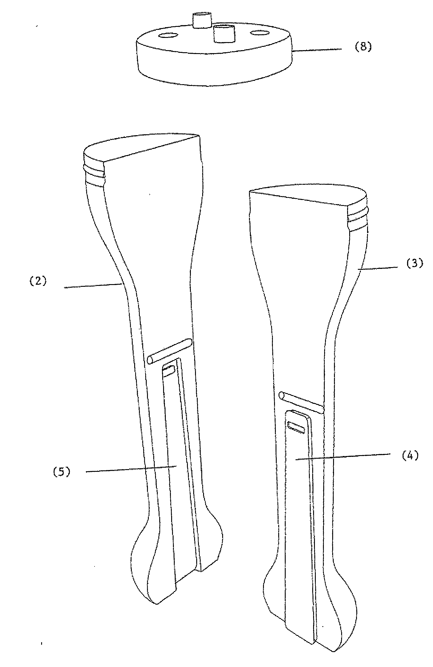 Container for holding at least two beverages