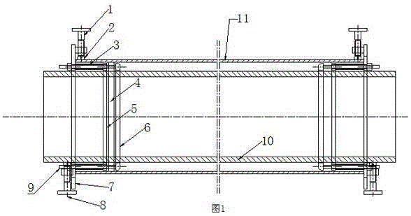 Foam insulated pipe plugging device and plugging method