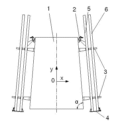 Roof-type unfolding locking device of aircraft