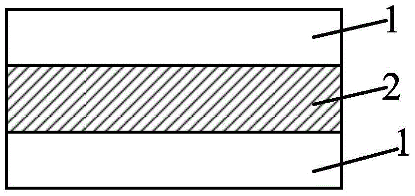 CoFe2O4/BaTiO3 layered magnetoelectric composite material and preparation method thereof