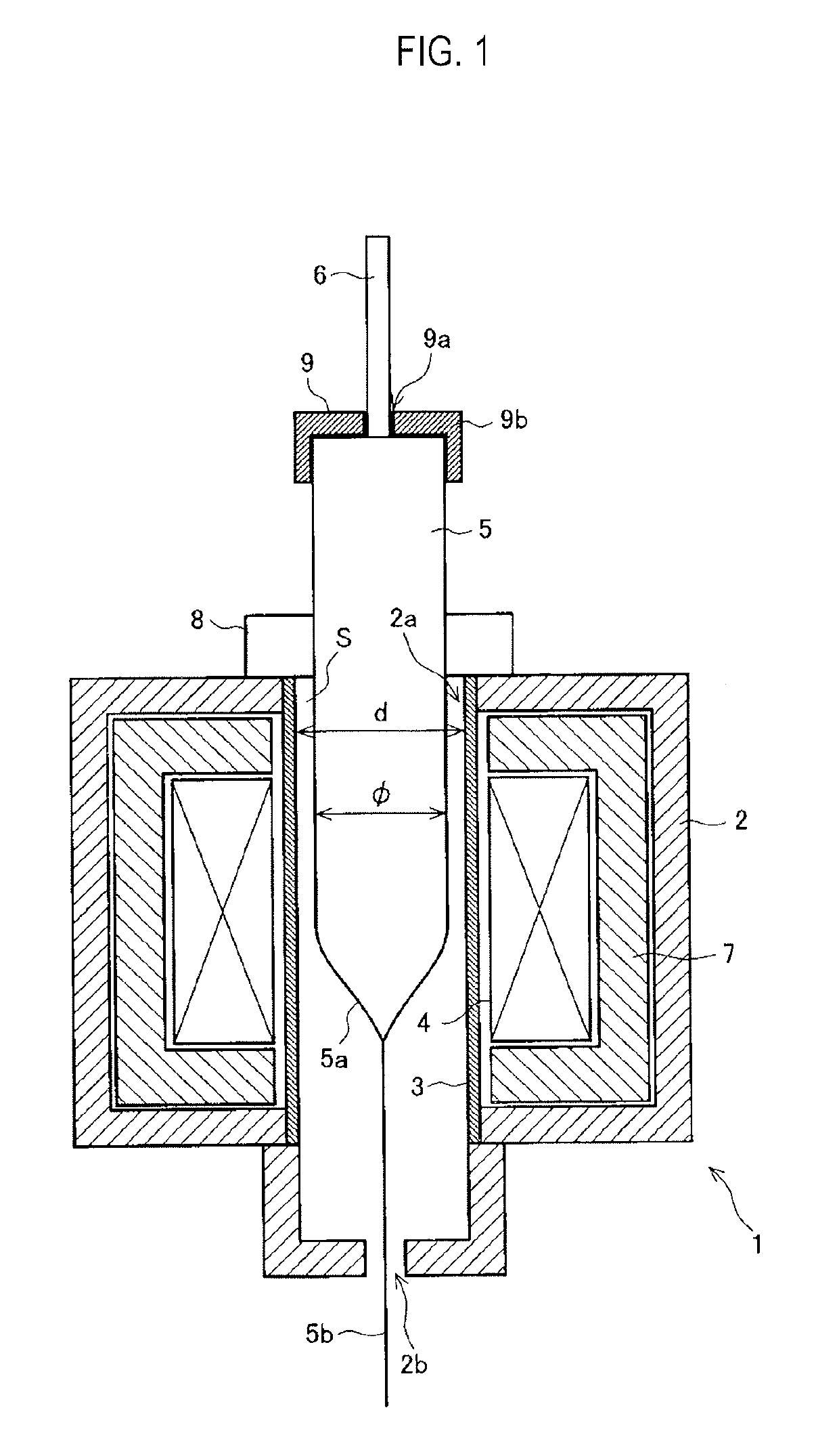 Seal structure of optical fiber drawing furnace, and method for drawing optical fiber