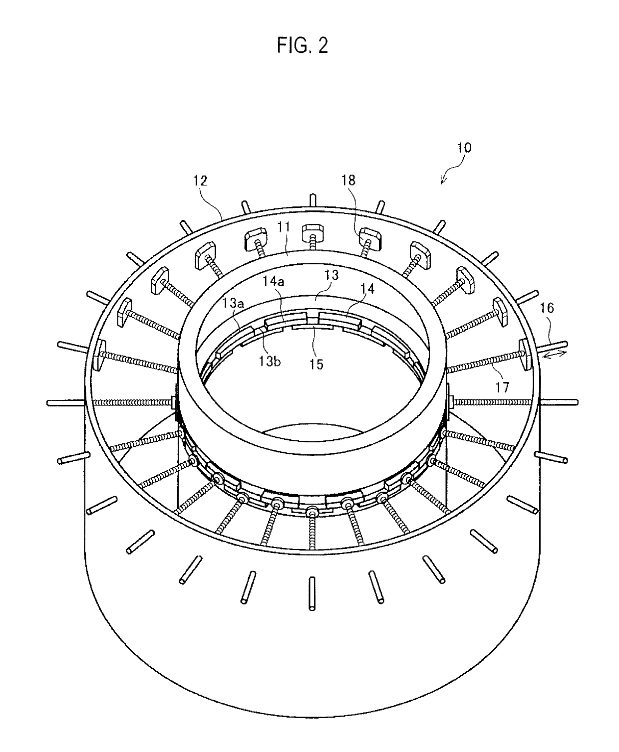 Seal structure of optical fiber drawing furnace, and method for drawing optical fiber