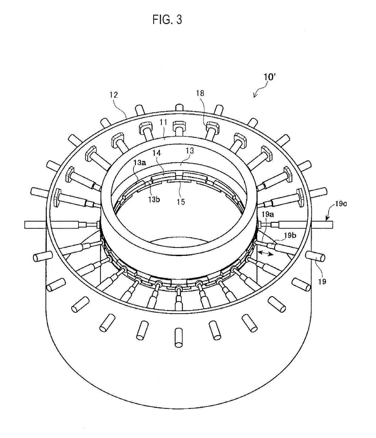 Seal structure of optical fiber drawing furnace, and method for drawing optical fiber