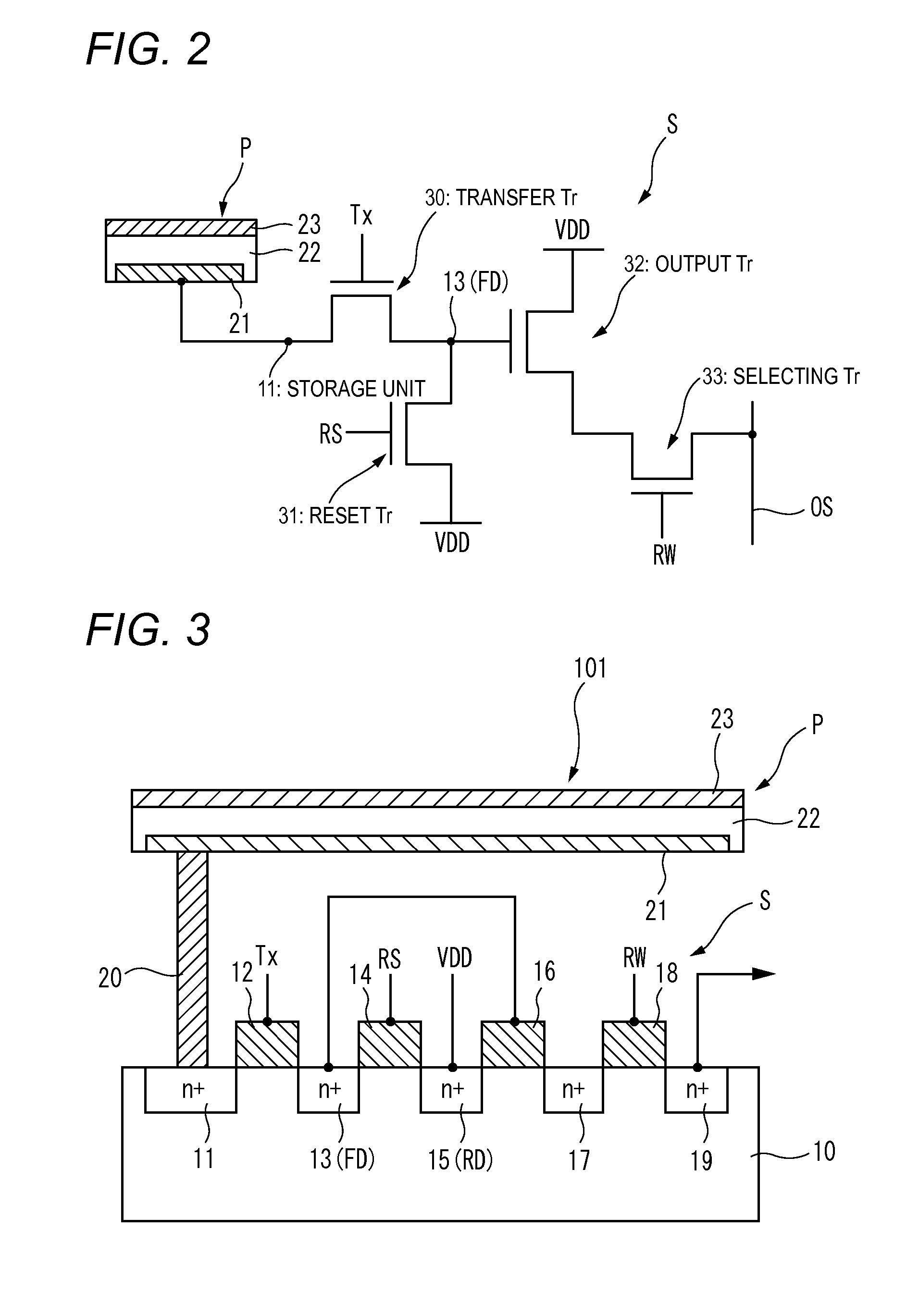 Solid-state imaging element, method of driving solid-state imaging element, and imaging device