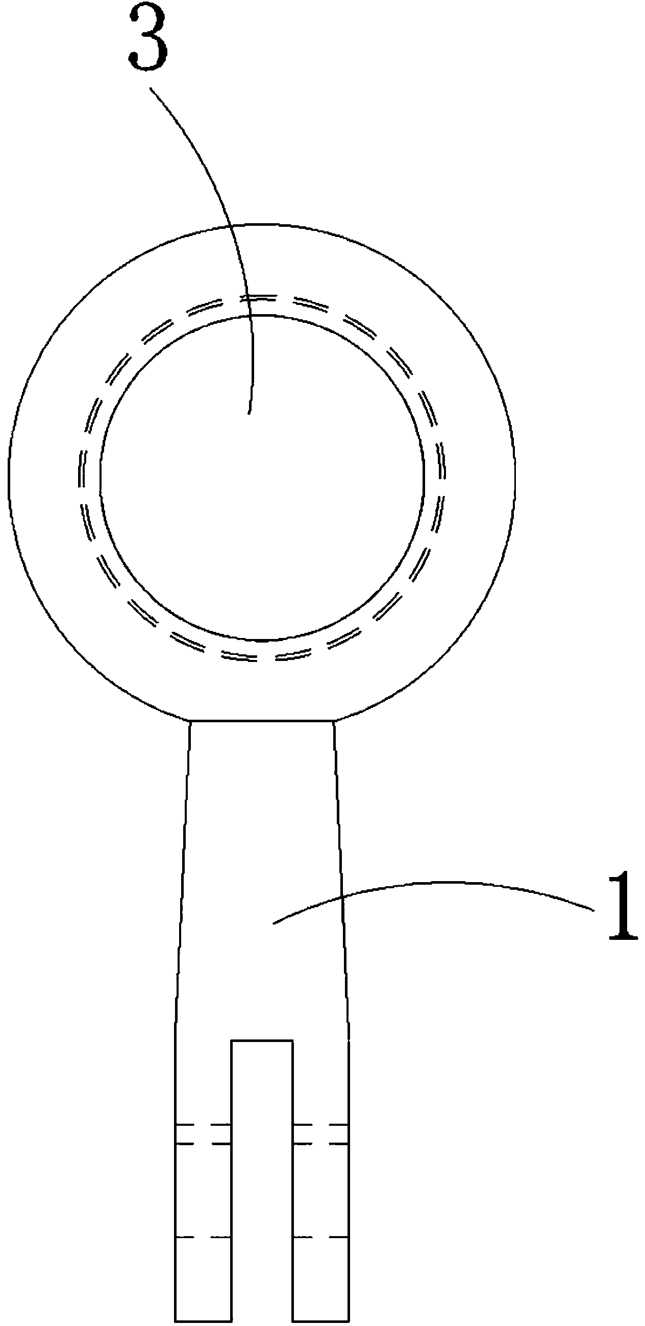 Rotatable extension-type node and operation method thereof