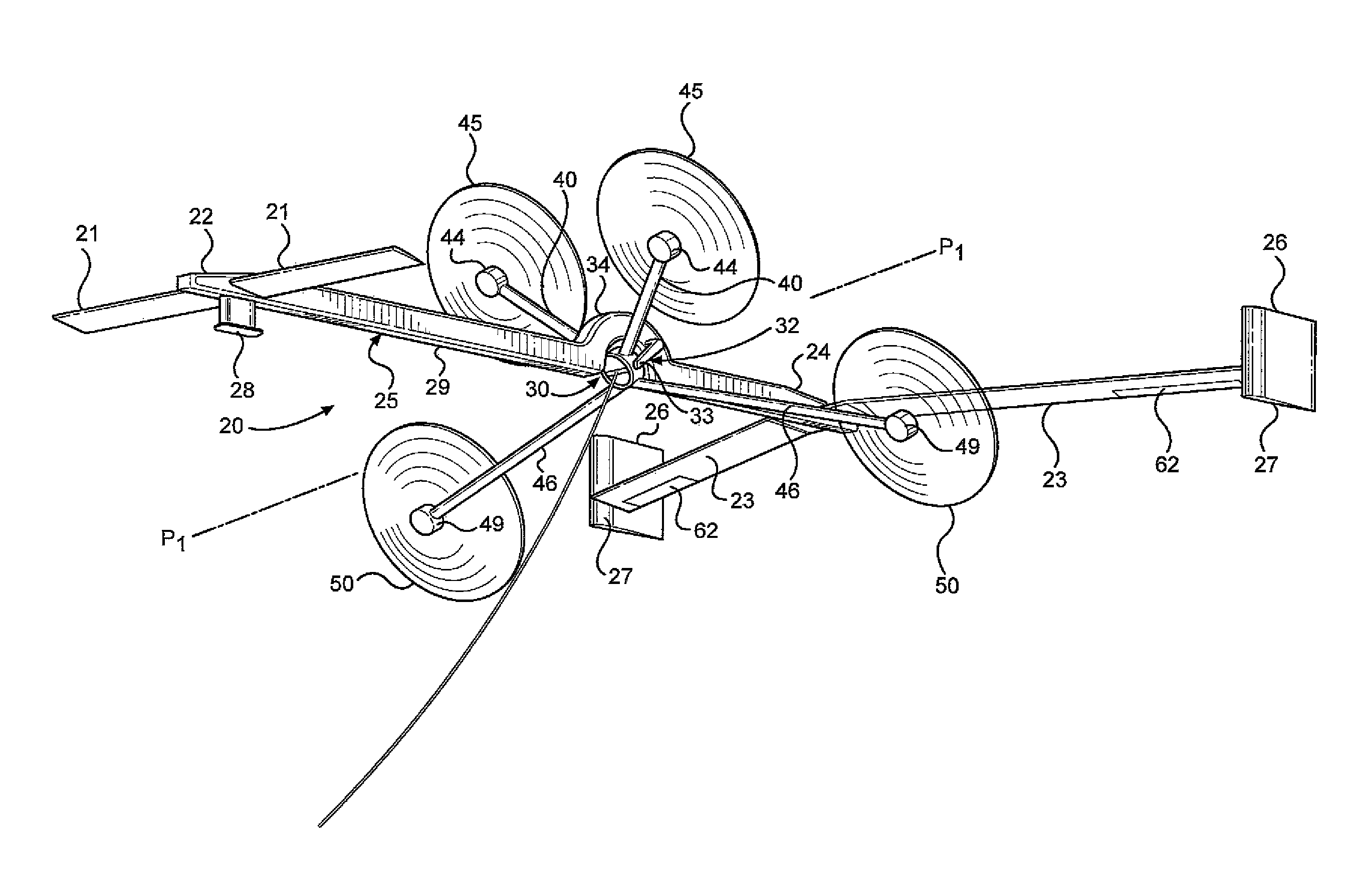 Auto-gyro rotor flying electric generator (FEG) with wing lift augmentation
