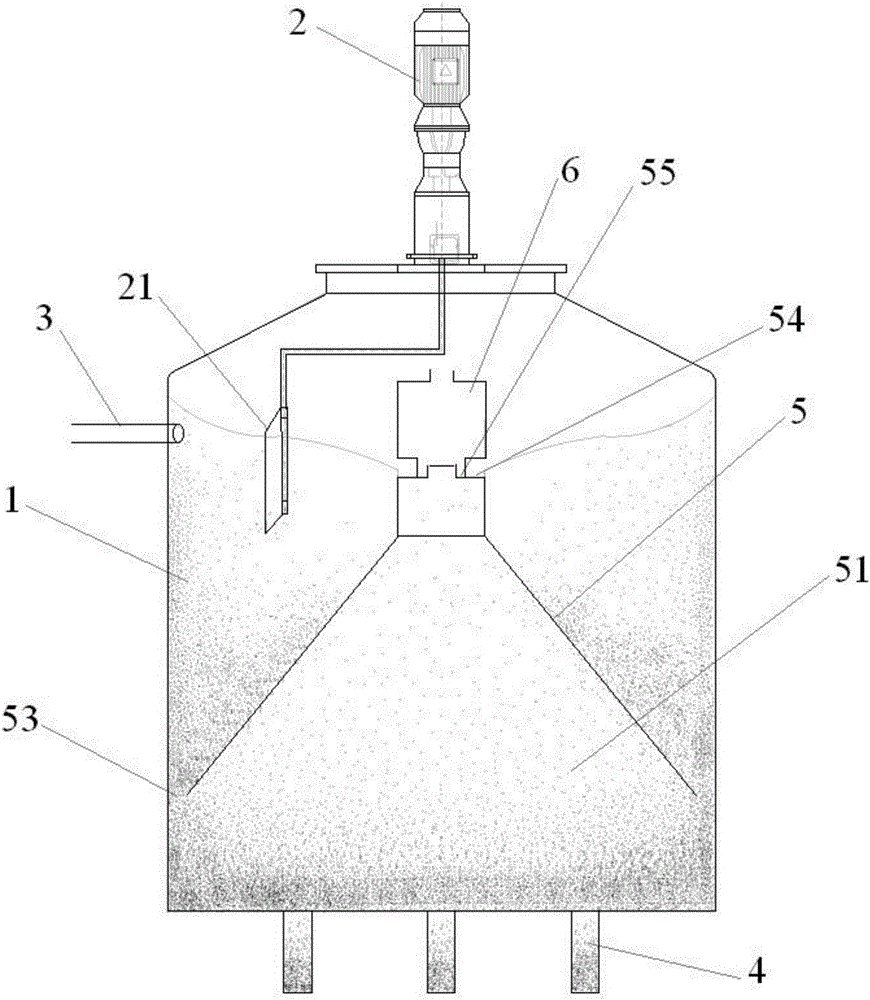 Solid-liquid separation device and application thereof