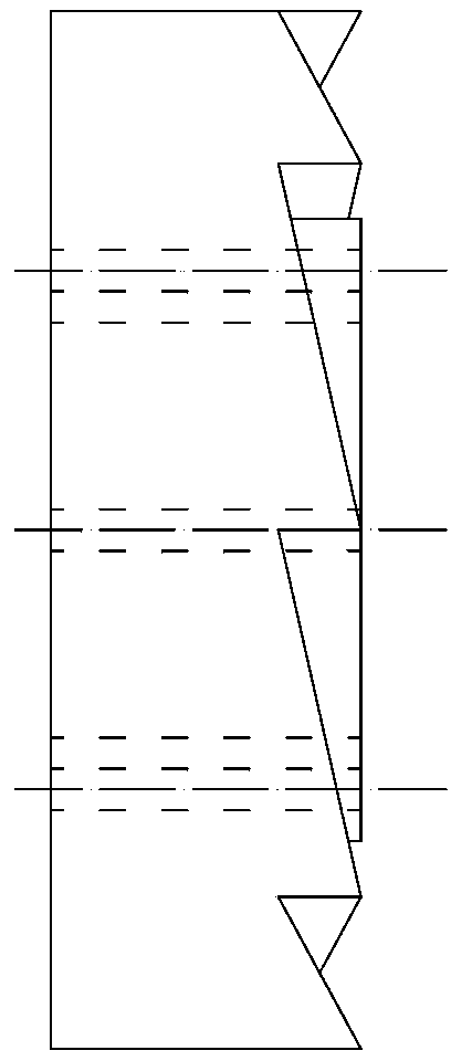 Mechanical device converting clutch type reciprocating translational motion into continuous rotary motion in same direction