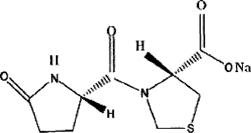 Injection containing pidotimod sodium salt