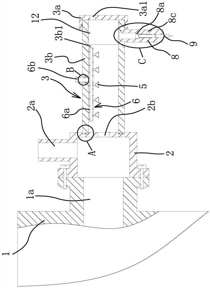 Sulfur-containing flue gas dust remover