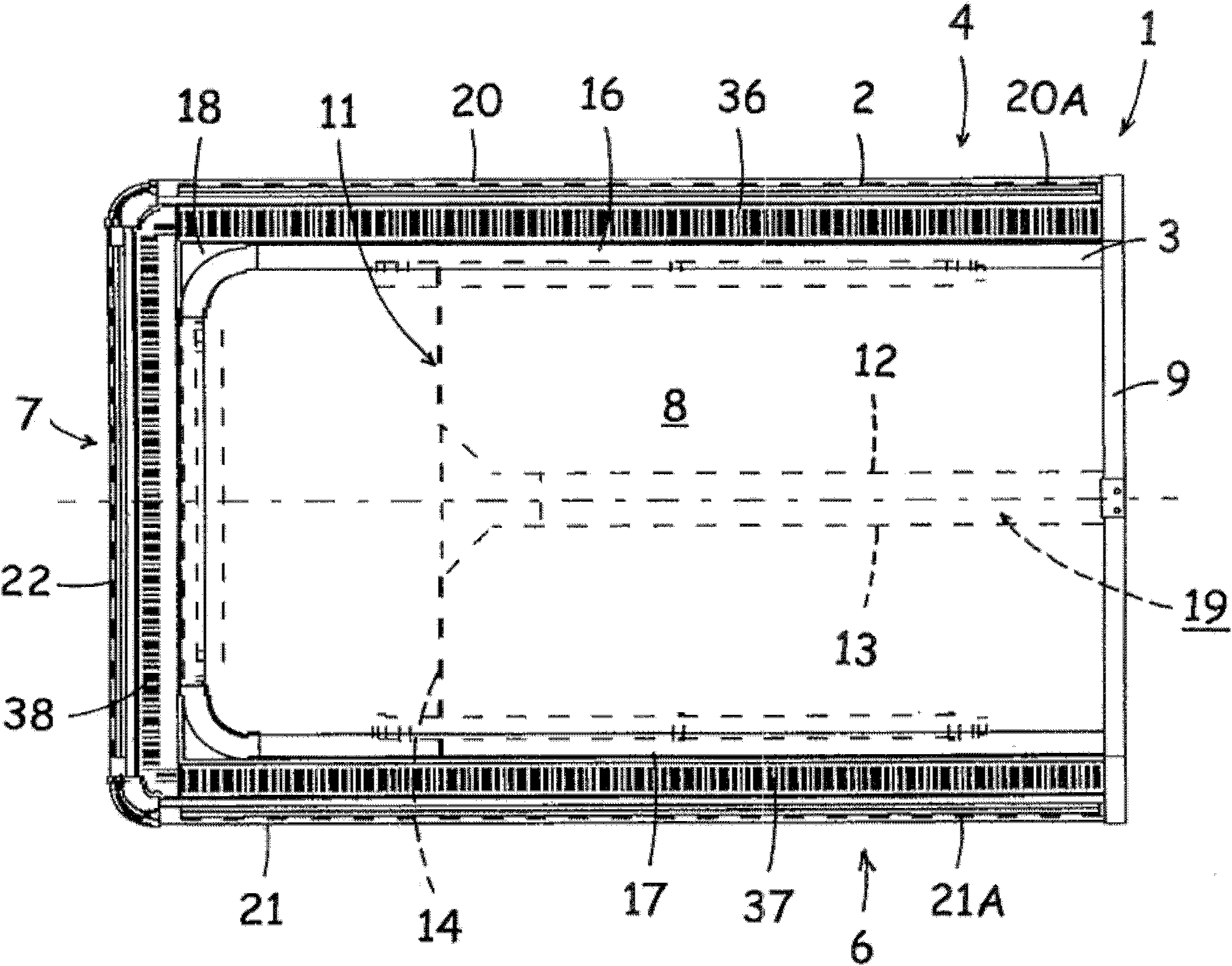 Condensed water evaporating apparatus of cooling device